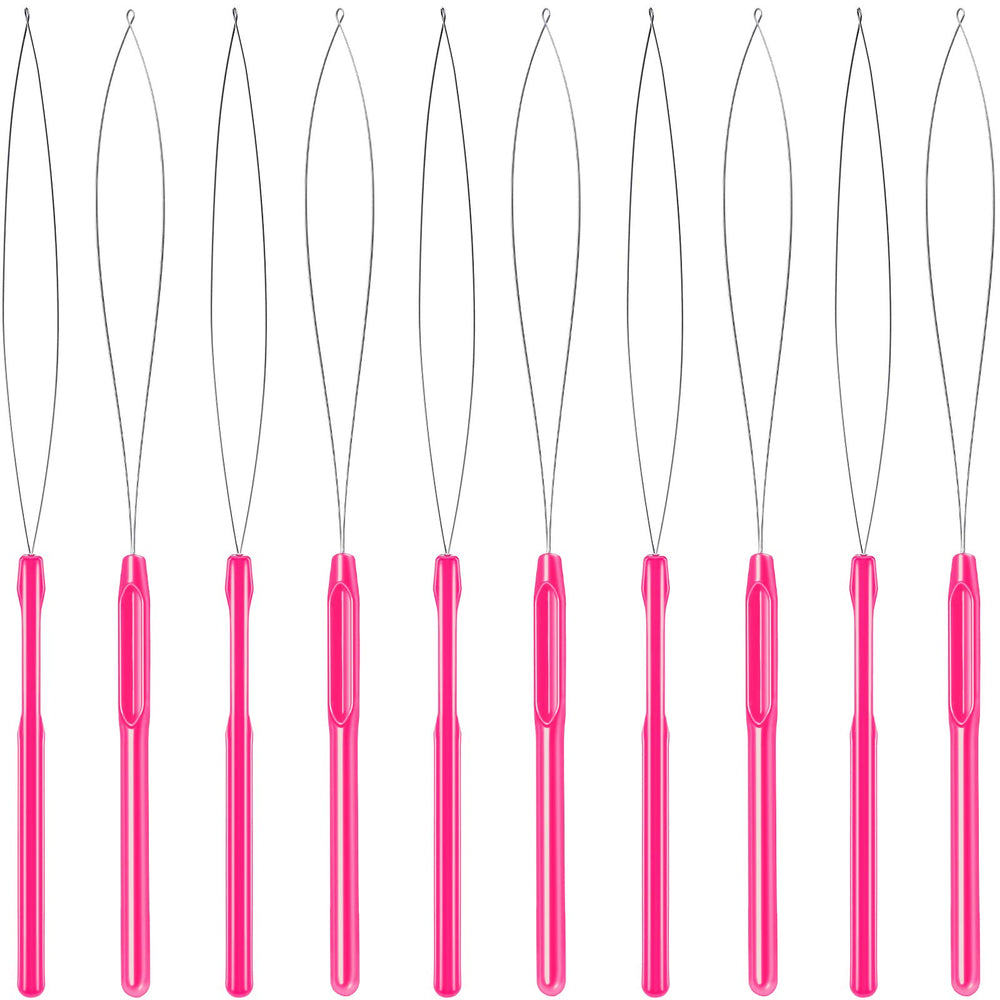 Aguja de bucle Zonon para extensiones con manejo cómodo.