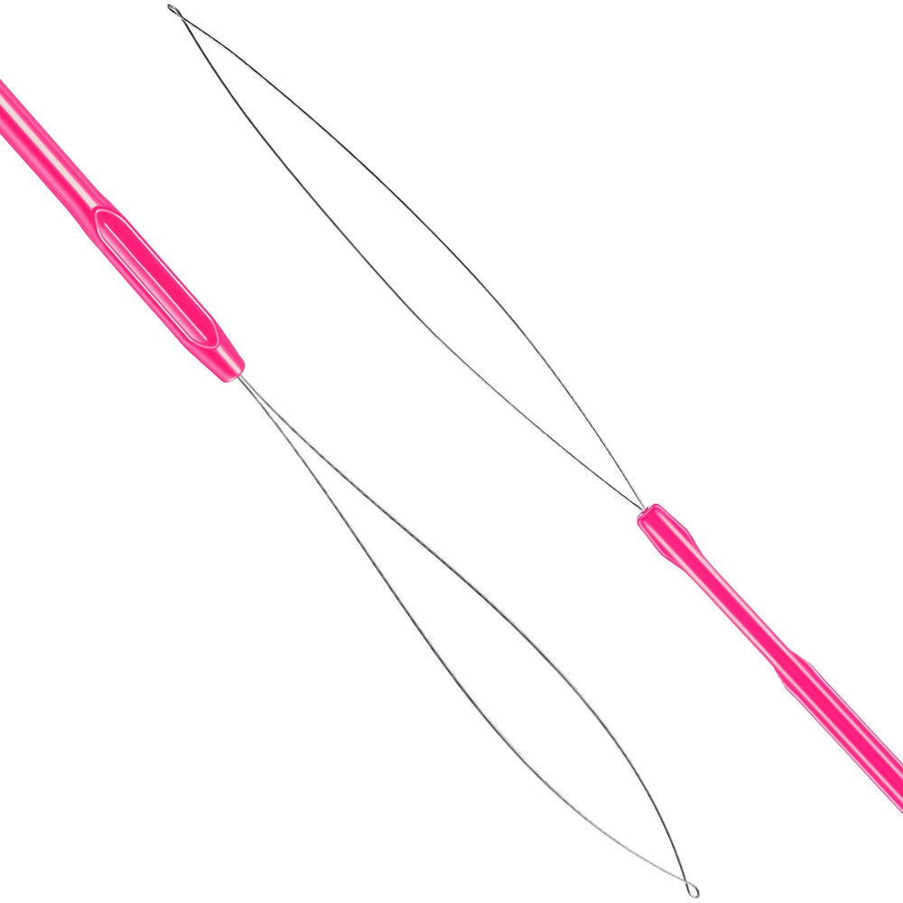 Herramienta para ensartar micro cuentas Zonon, acelera la instalación de extensiones.