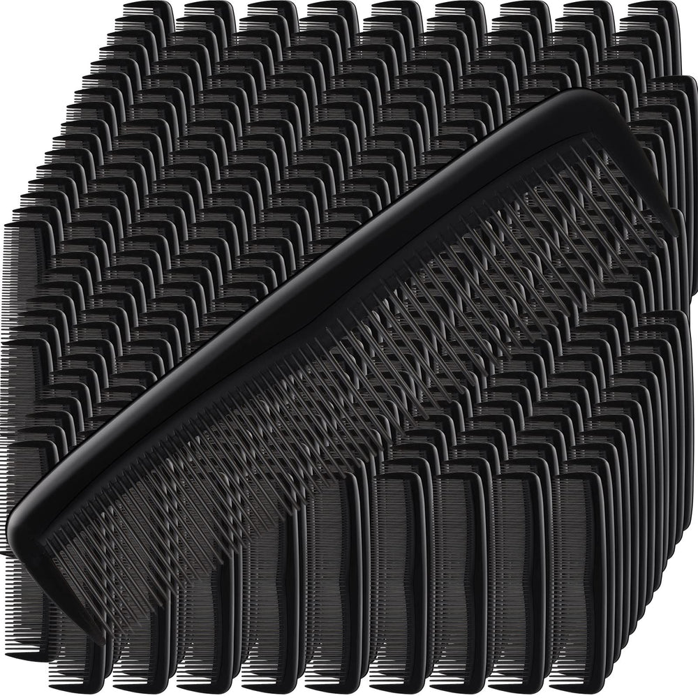 Peines de cabello Zopeal compactos en negro, ideales para viaje diario.