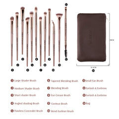 Z'OREYA brochas para cejas, definición suave y controlable.