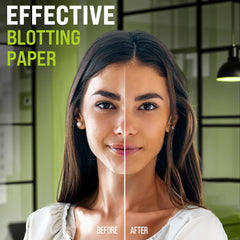 ZOROM'S papel absorbente para piel grasa con acabado mate y suave.