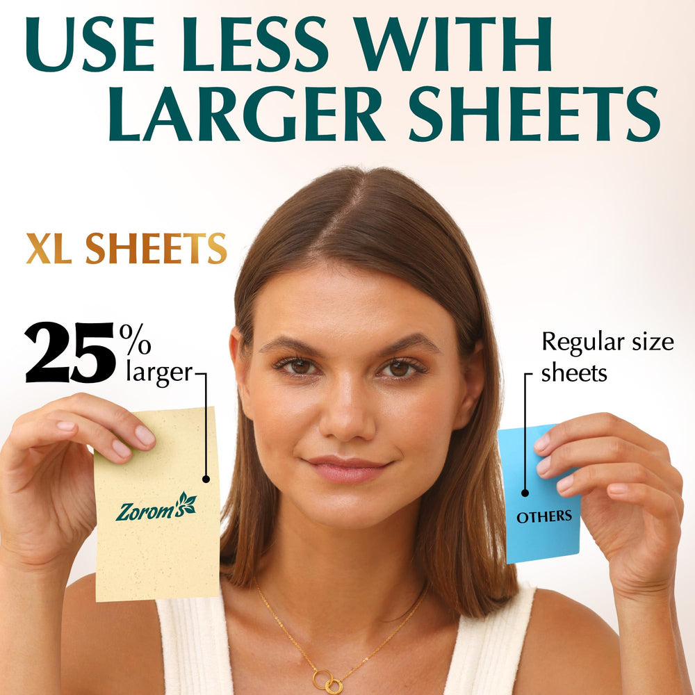 Papel absorbente Zorom's para el rostro, controla la grasa.