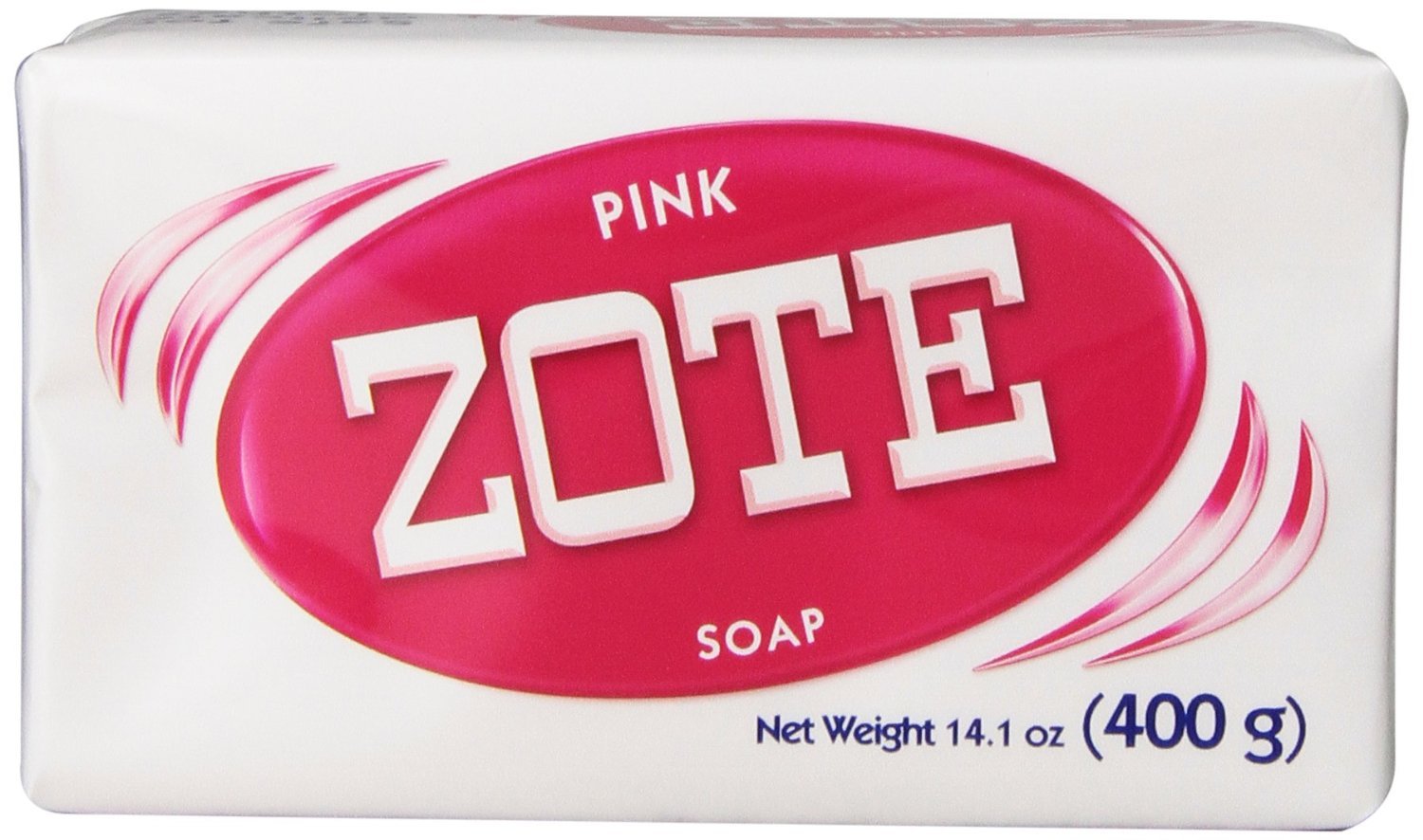 Zote barra lavado rosa, aroma suave y limpieza eficaz para textiles.