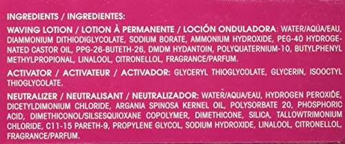 Cabello corto tratado con Zotos Quantum Classic Body Acid Perm con definición suave.