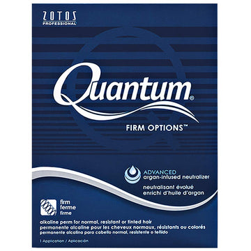 Zotos Quantum Opciones Alcalina Perm, botella vertiendo, aplicación suave para rizos definidos