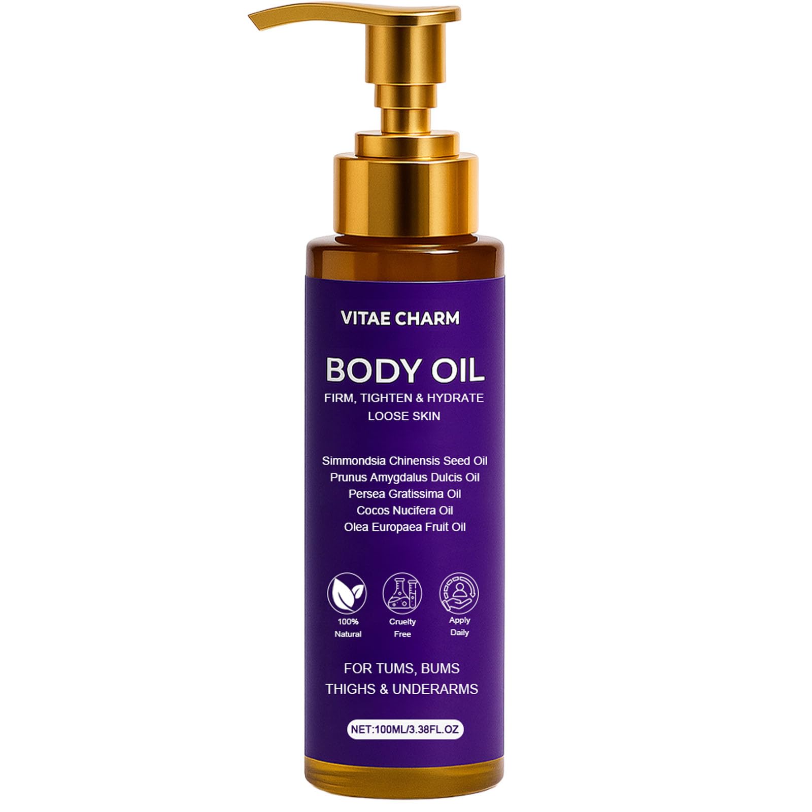 Zotreval Vitae Charm Oil bottle displayed for daily body nourishment