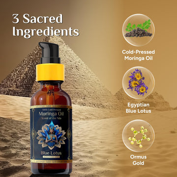 ZP.TECH textura cremosa de moringa con loto azul, ideal para uso facial.