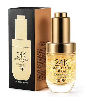 ZPM suero 24K Oro textura suave: ideal para uso diario en piel sensible.