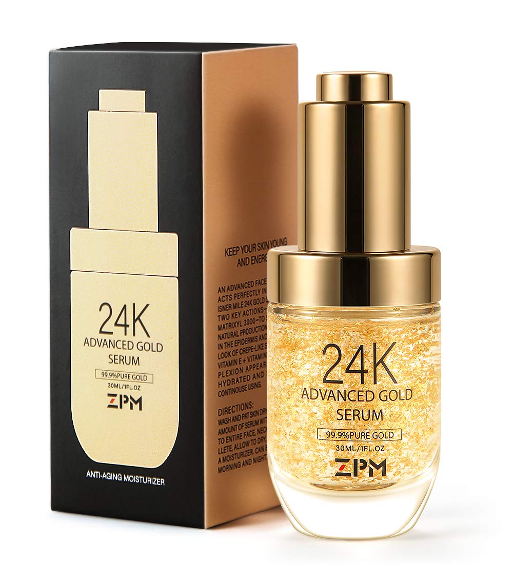 ZPM suero 24K Oro textura suave: ideal para uso diario en piel sensible.