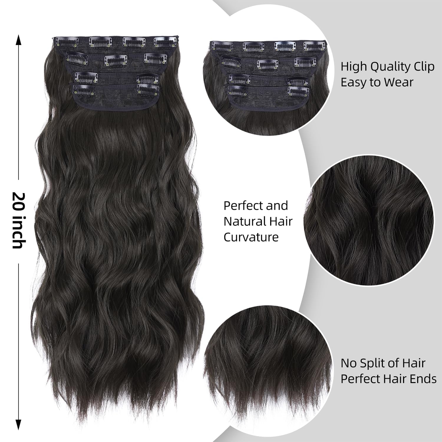 Aplicación rápida con broches para cambio de look