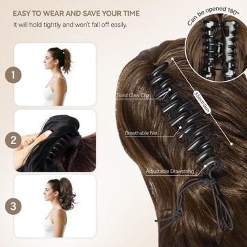 ZQIAN BEAUTY extensión rizada con descoloración ombré para estilo moderno
