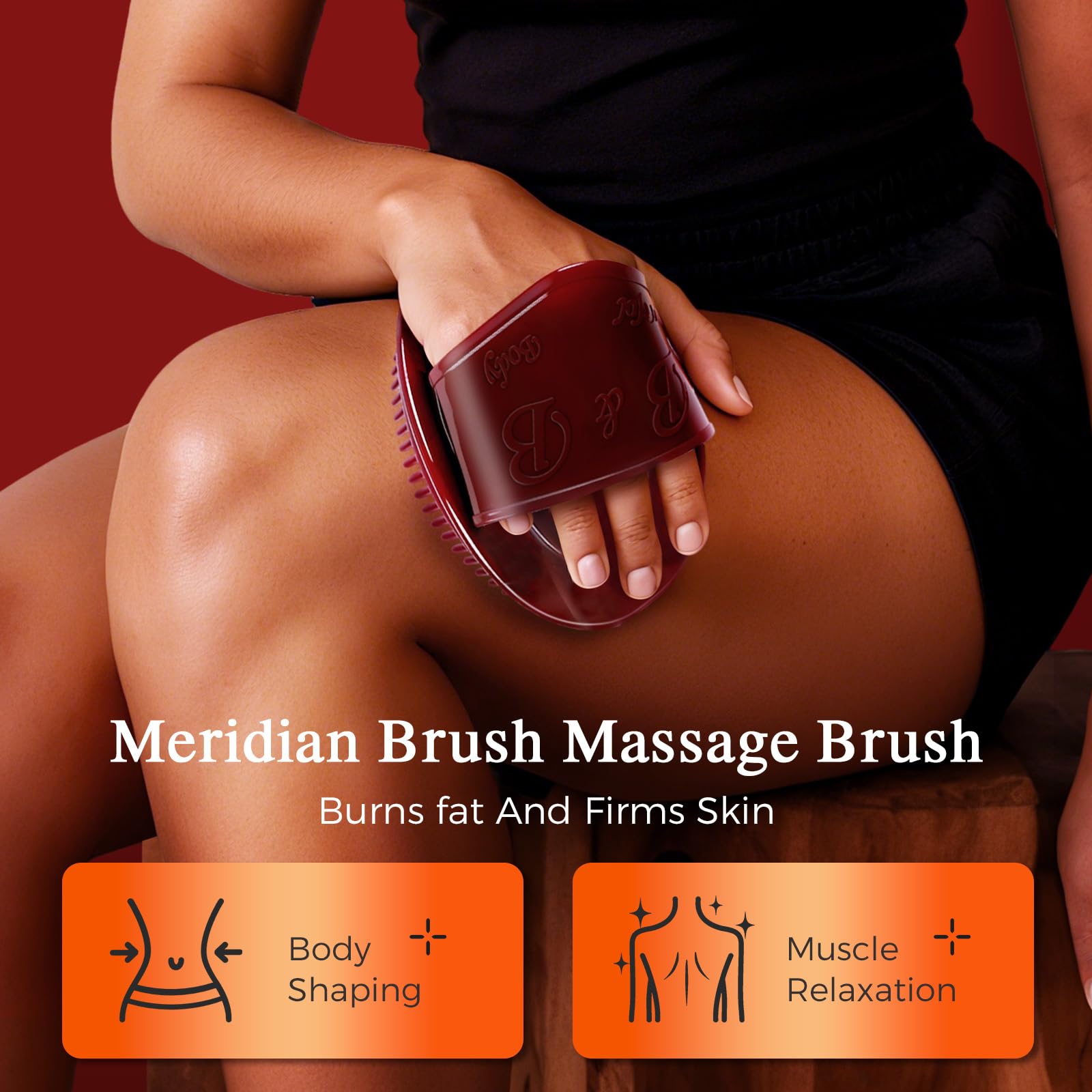 Zrpot Meridian Brush con aceite esencial de 10 ml para aplicar durante el masaje.