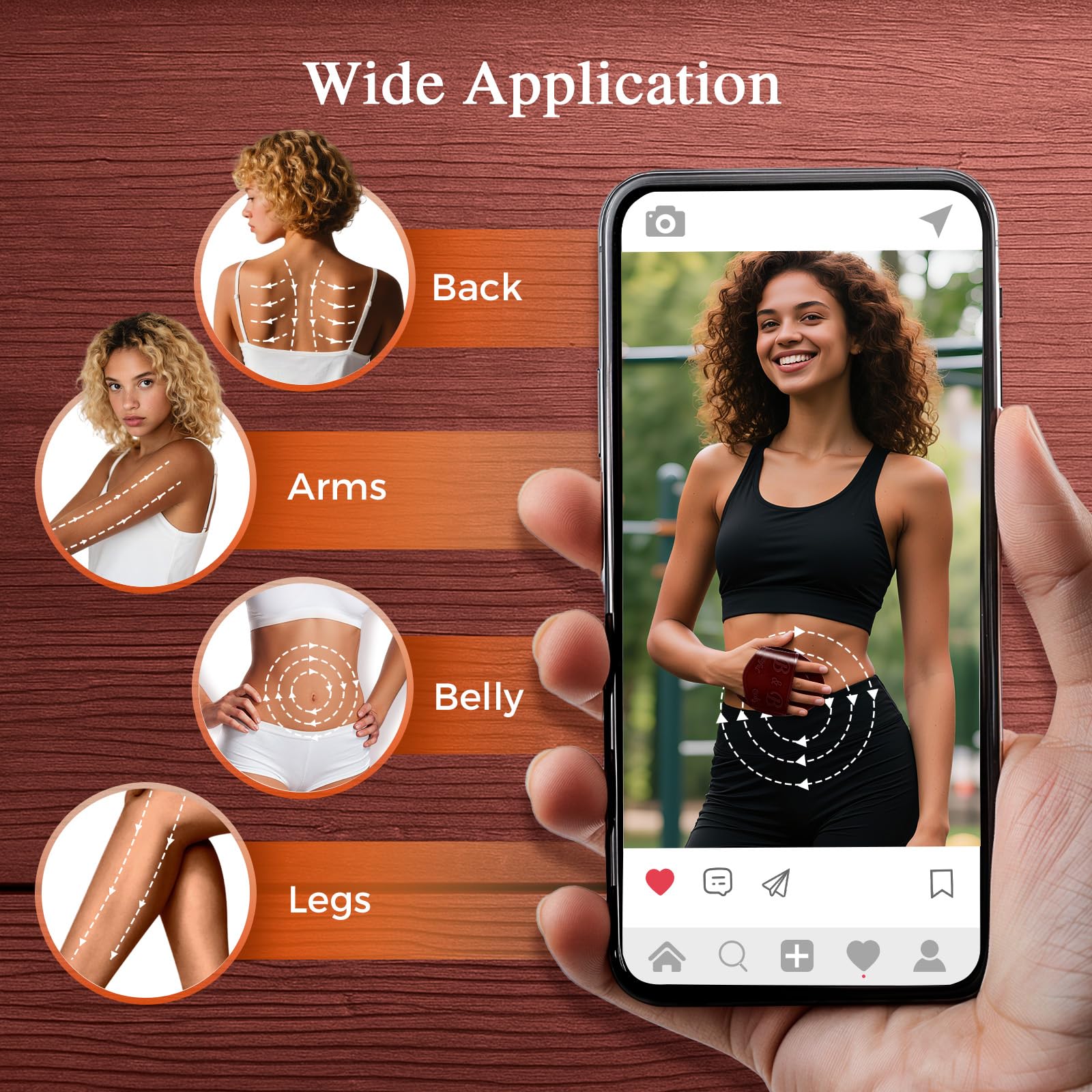 Zrpot Meridian Brush masaje espalda para zonas de difícil acceso.