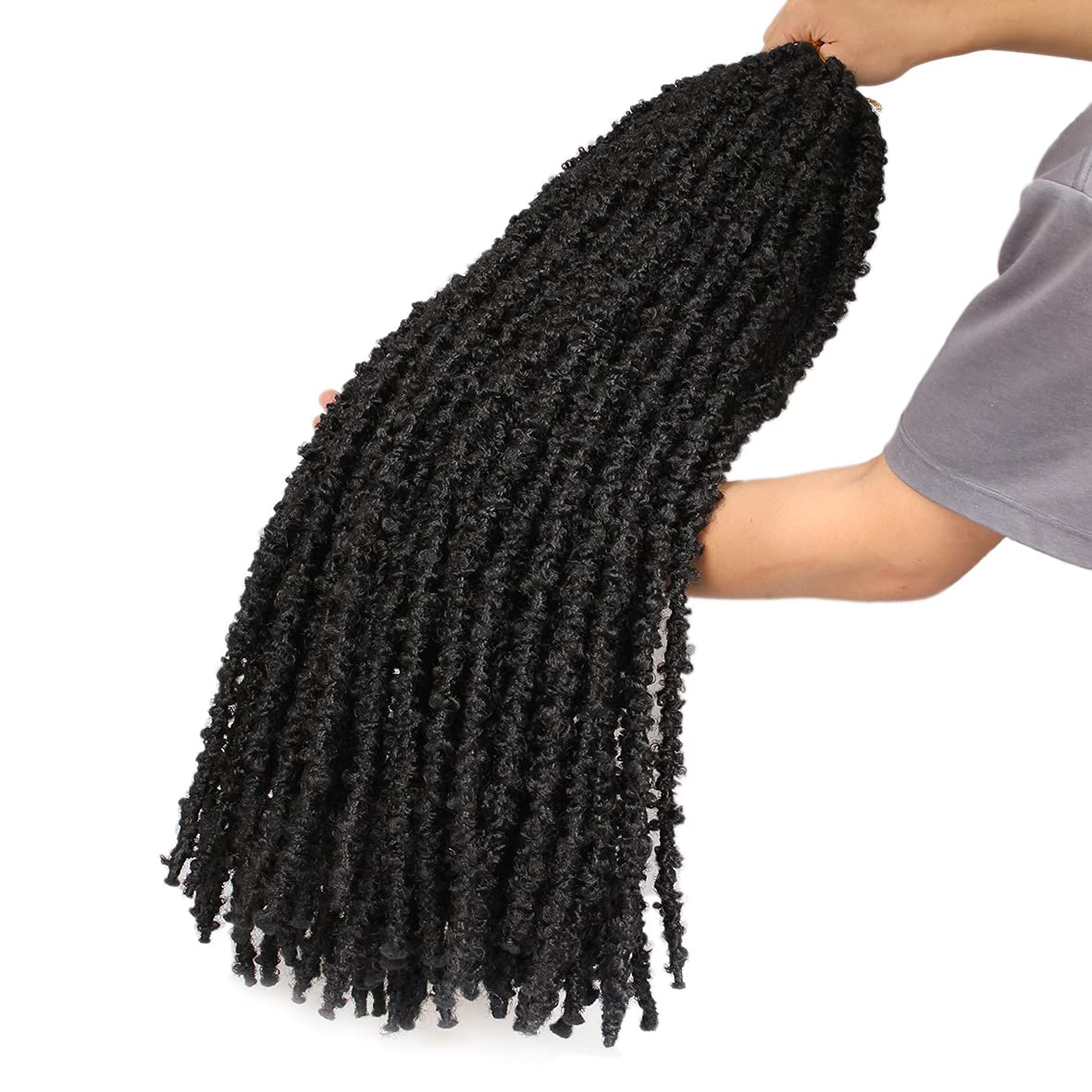 ZRQ Locs look completo en cabeza para evento
