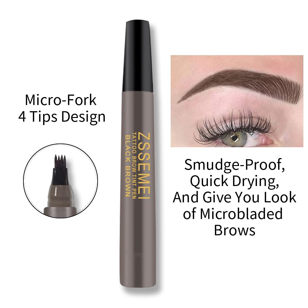 ZSSEMEI long-wear formula helps brows stay defined through daily activities.