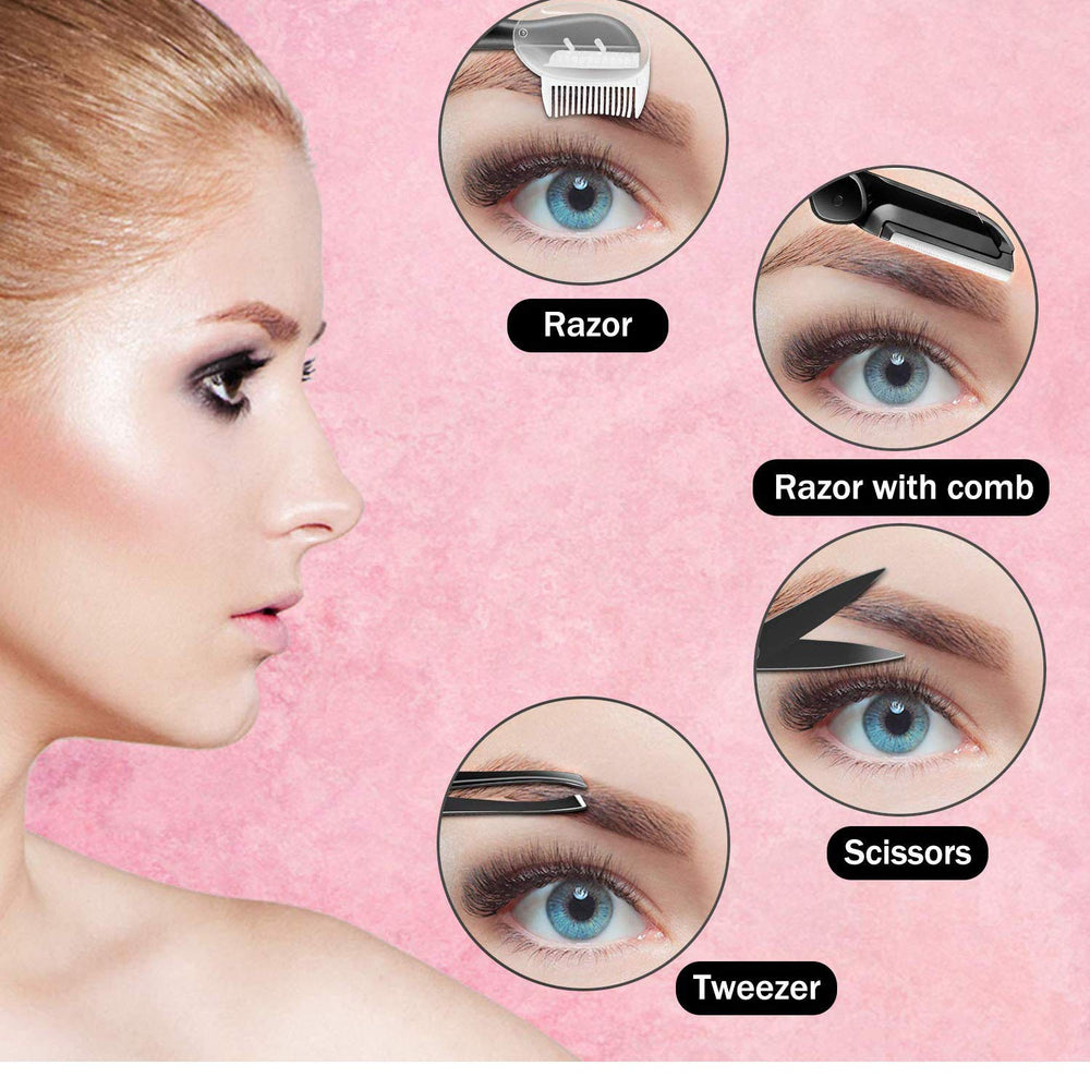 ZTRHYOO kit cejas multifuncional: conjunto completo para definir cejas