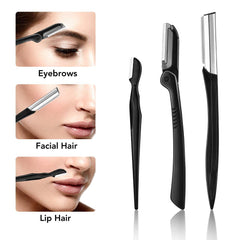 ZTRHYOO kit cejas tijeras curvas: recorte cercano y preciso