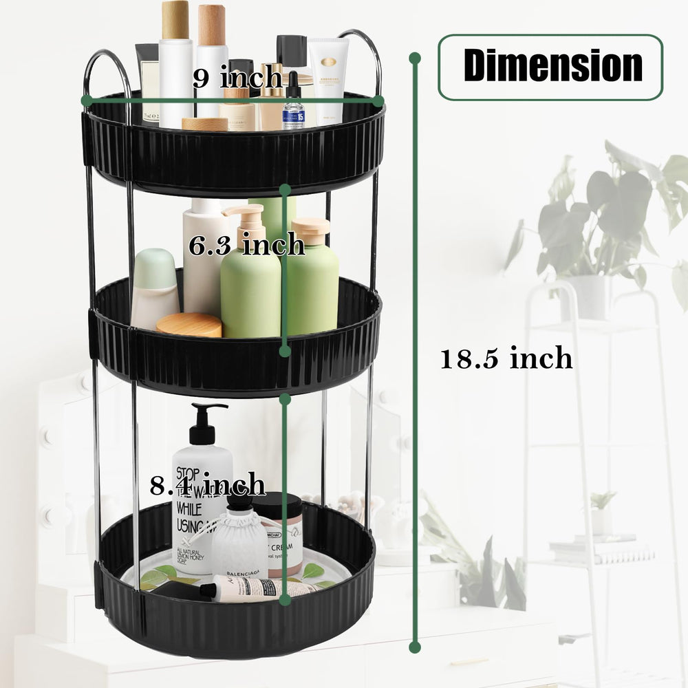 Diseño multicapa Zufudo facilita la organización de cosméticos y tratamientos.