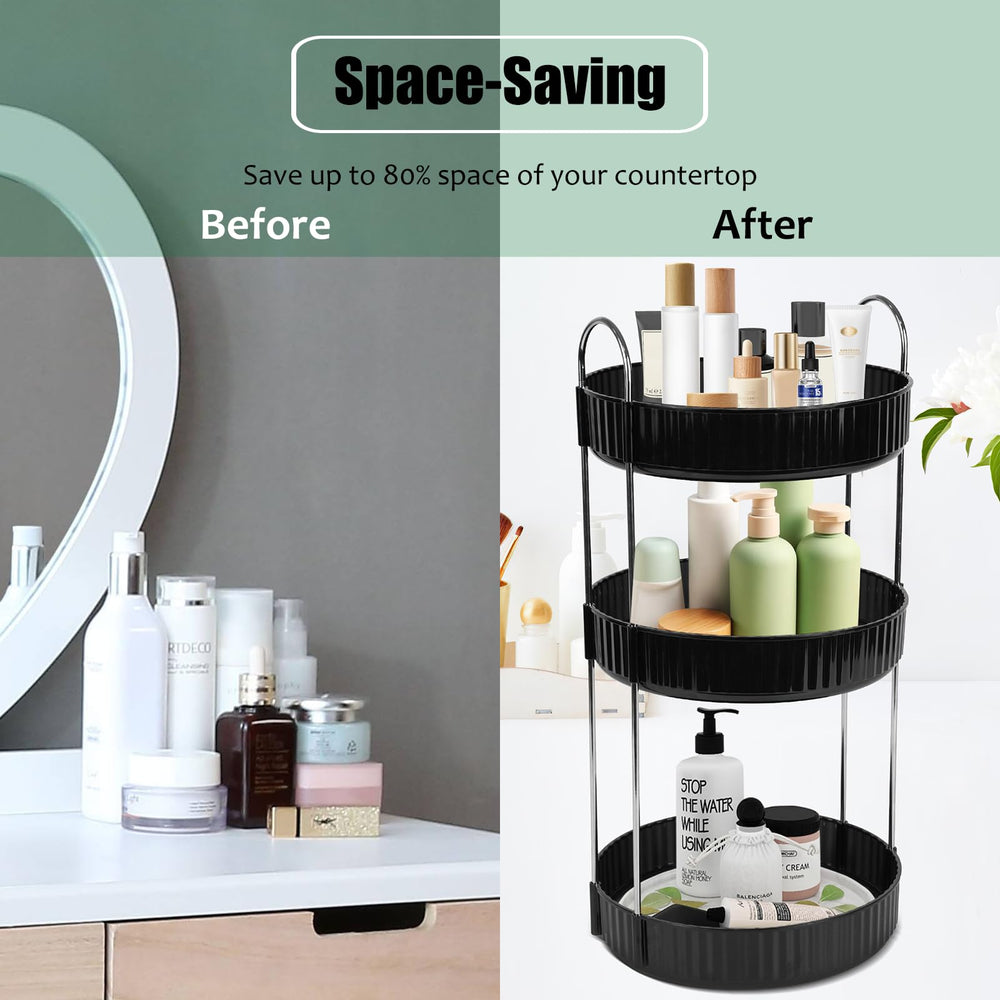 Organizador para baño Zufudo, a prueba de agua y limpieza fácil.