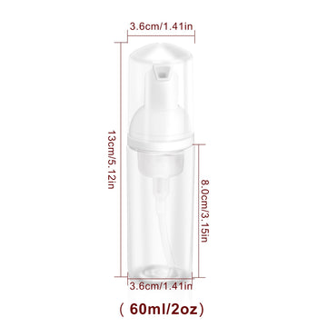 Plástico de alta calidad Zuihug 60 ml, reutilizable y ligero.