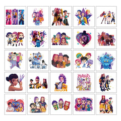 Stickers ZUIYIJIANGNAN de idolo coreanos para vestir la piel con estilo.