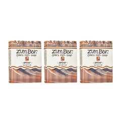 Jabón Zum Indigo Wild de leche de cabra para manos suaves.