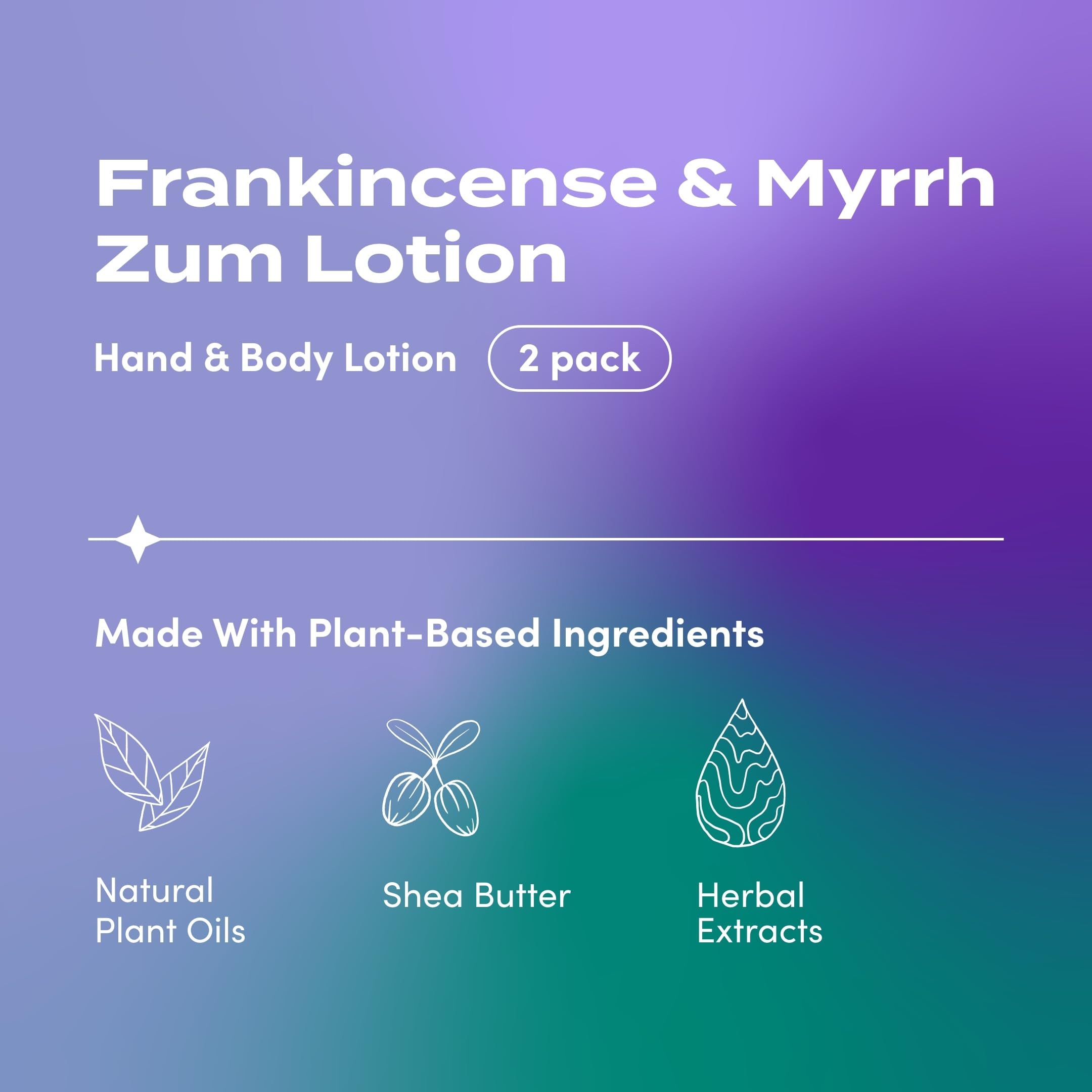 Beurre de karité dans la lotion Zum Indigo Wild pour peau souple et nourrie.