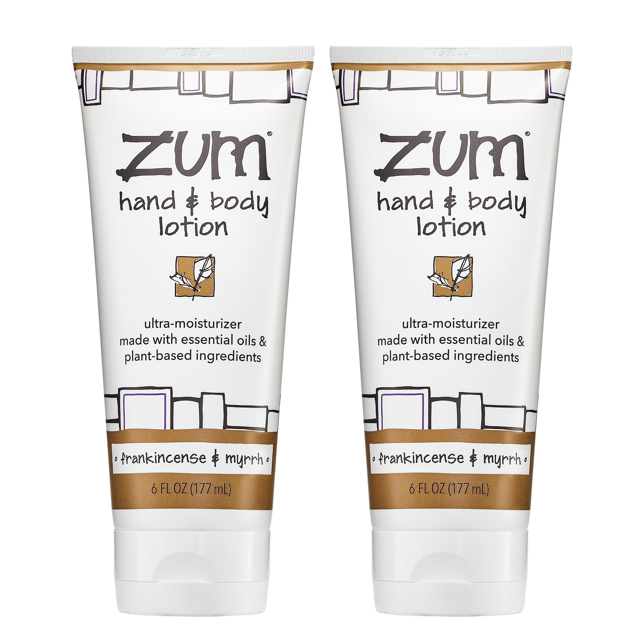 Lotion Zum Indigo Wild mains et corps sur pompe, hydratation douce pour peaux sèches.