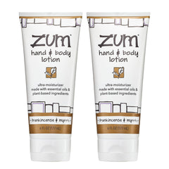 Lotion Zum Indigo Wild mains et corps sur pompe, hydratation douce pour peaux sèches.