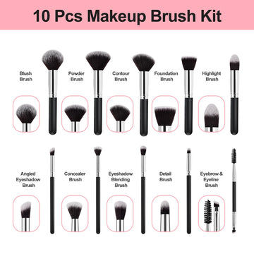 Pinceles Zutcogo para base y corrector con precisión
