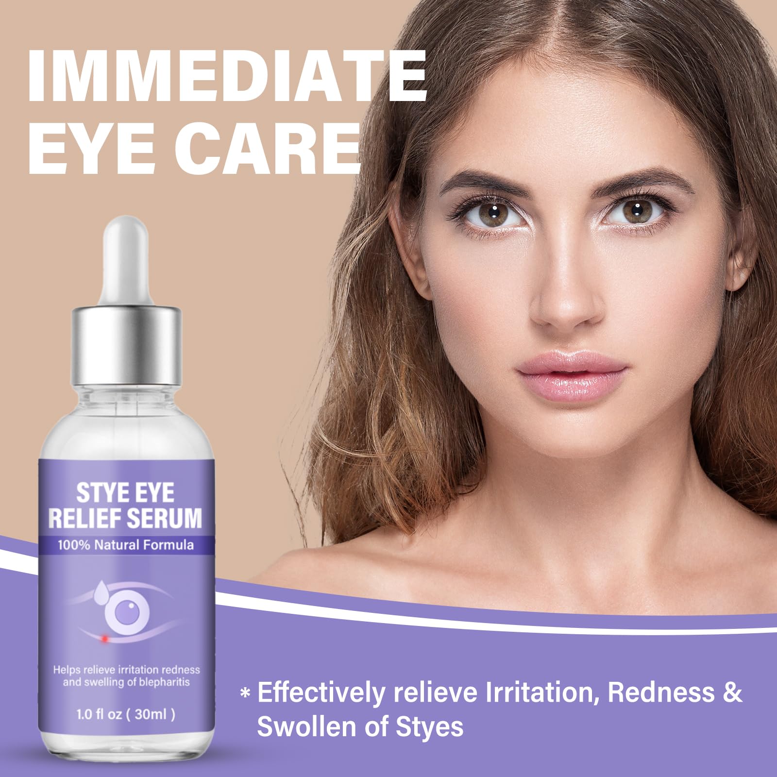 ZVBZVB serum párpados: cuidado suave para piel sensible alrededor de los ojos.