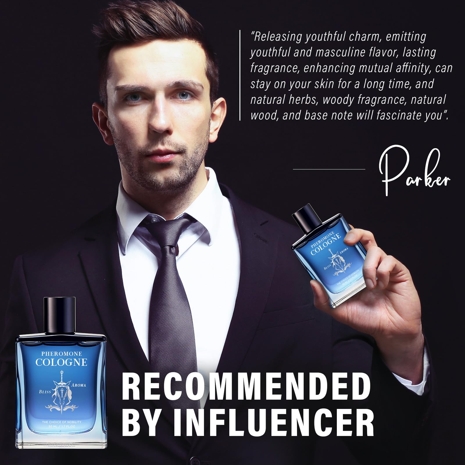 ZVBZVB perfume para hombres, caja regalo, opción atractiva para sorprender.