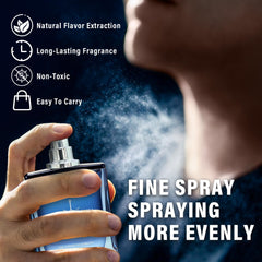 ZVBZVB perfume para hombres, empaque compacto, ideal para viaje y retoques.