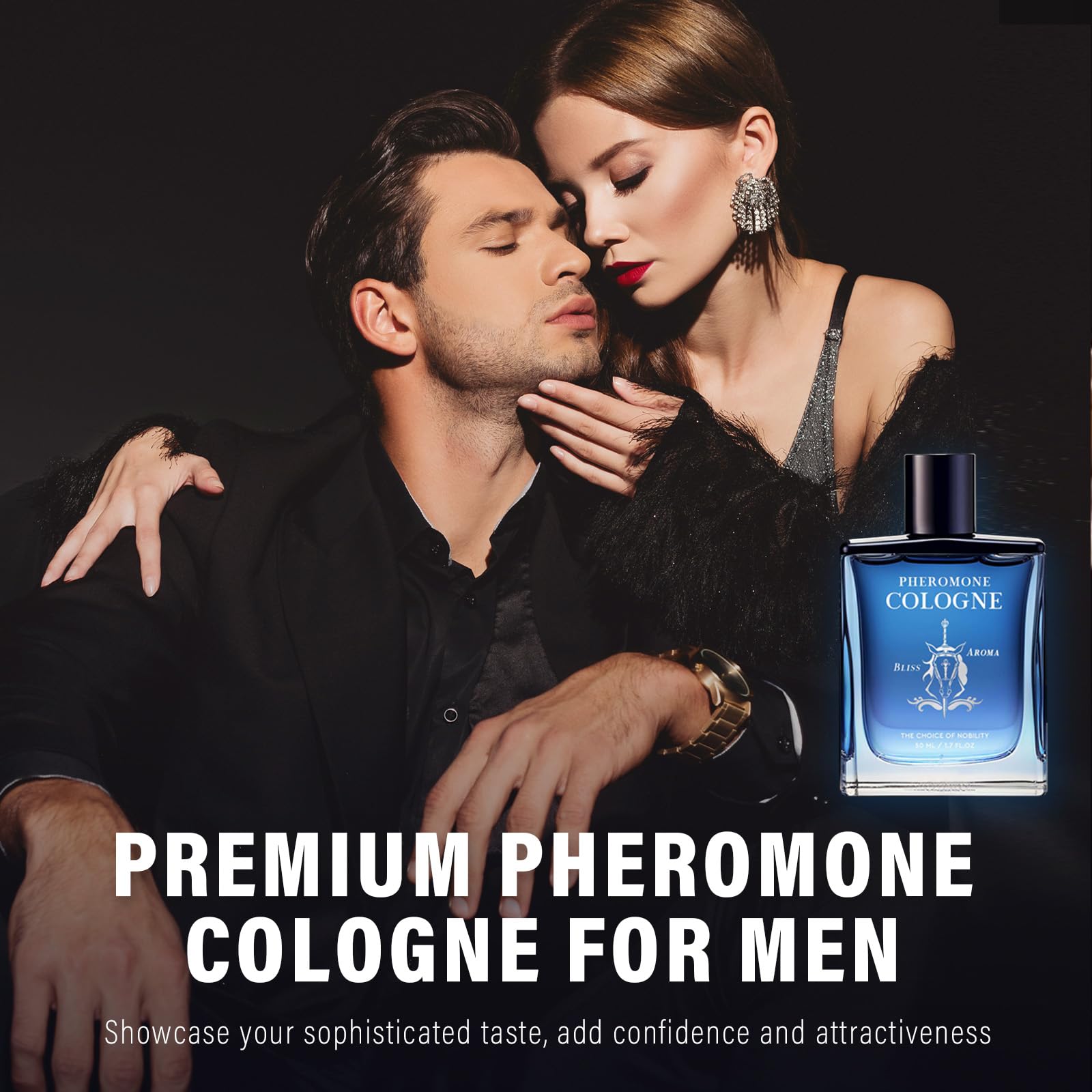 ZVBZVB perfume para hombres, tapa ergonómica, aplicación suave y rápida.