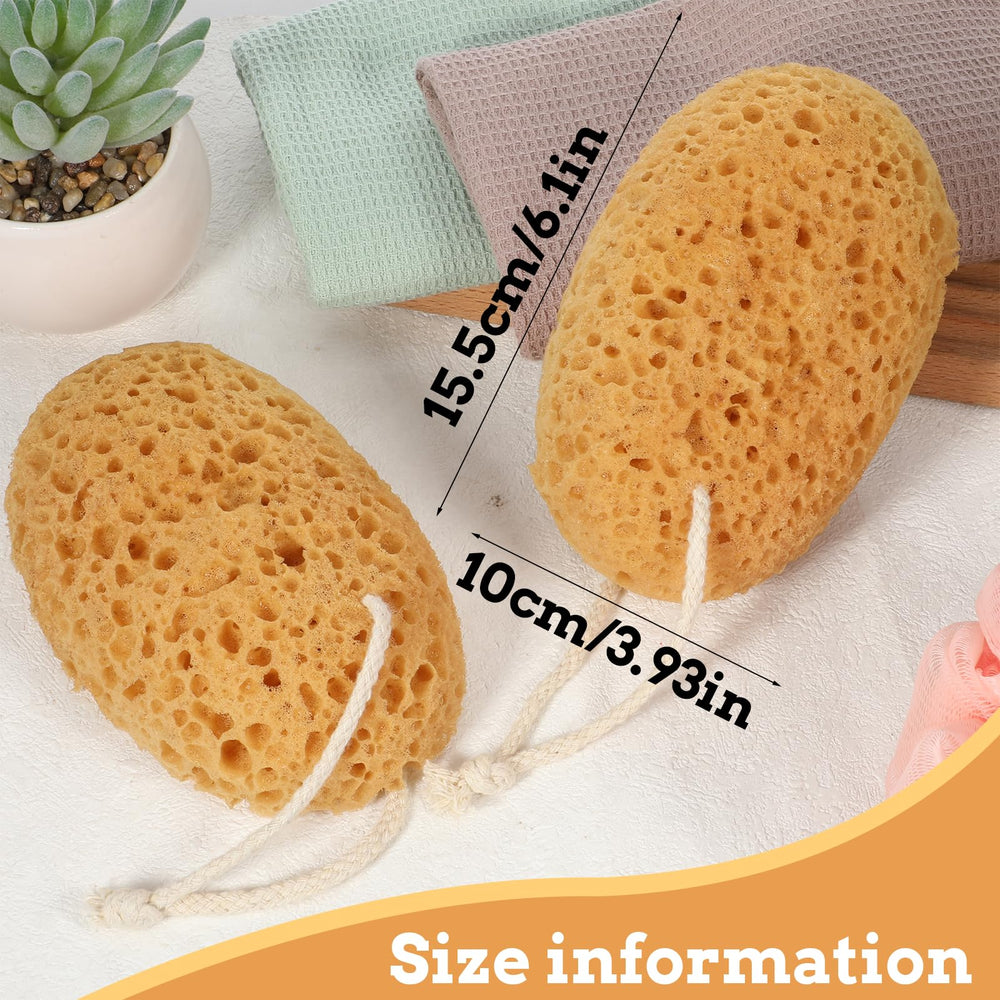 Esponja Zyghjort para baño, material suave que cuida la piel durante la ducha.