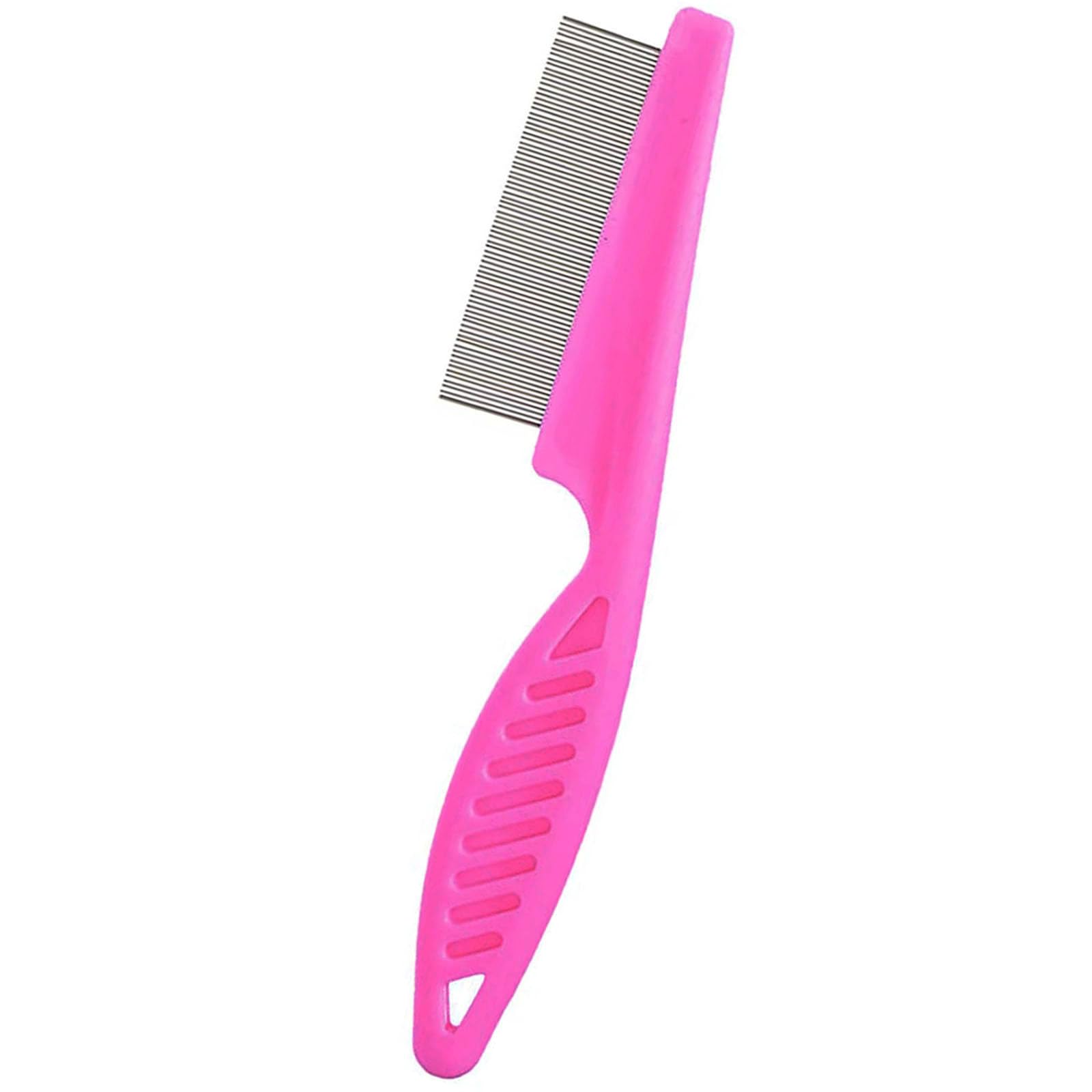 Peine ZYoung de dientes finos en acero inoxidable para cuidado capilar profesional.