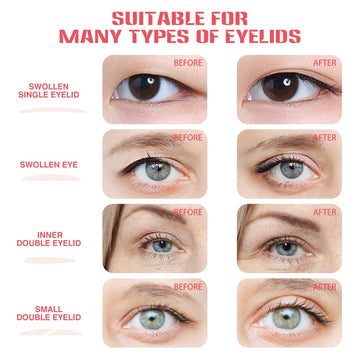 ZYQTQZ tono de piel mimetico parpados: se integra con maquillaje para look natural.