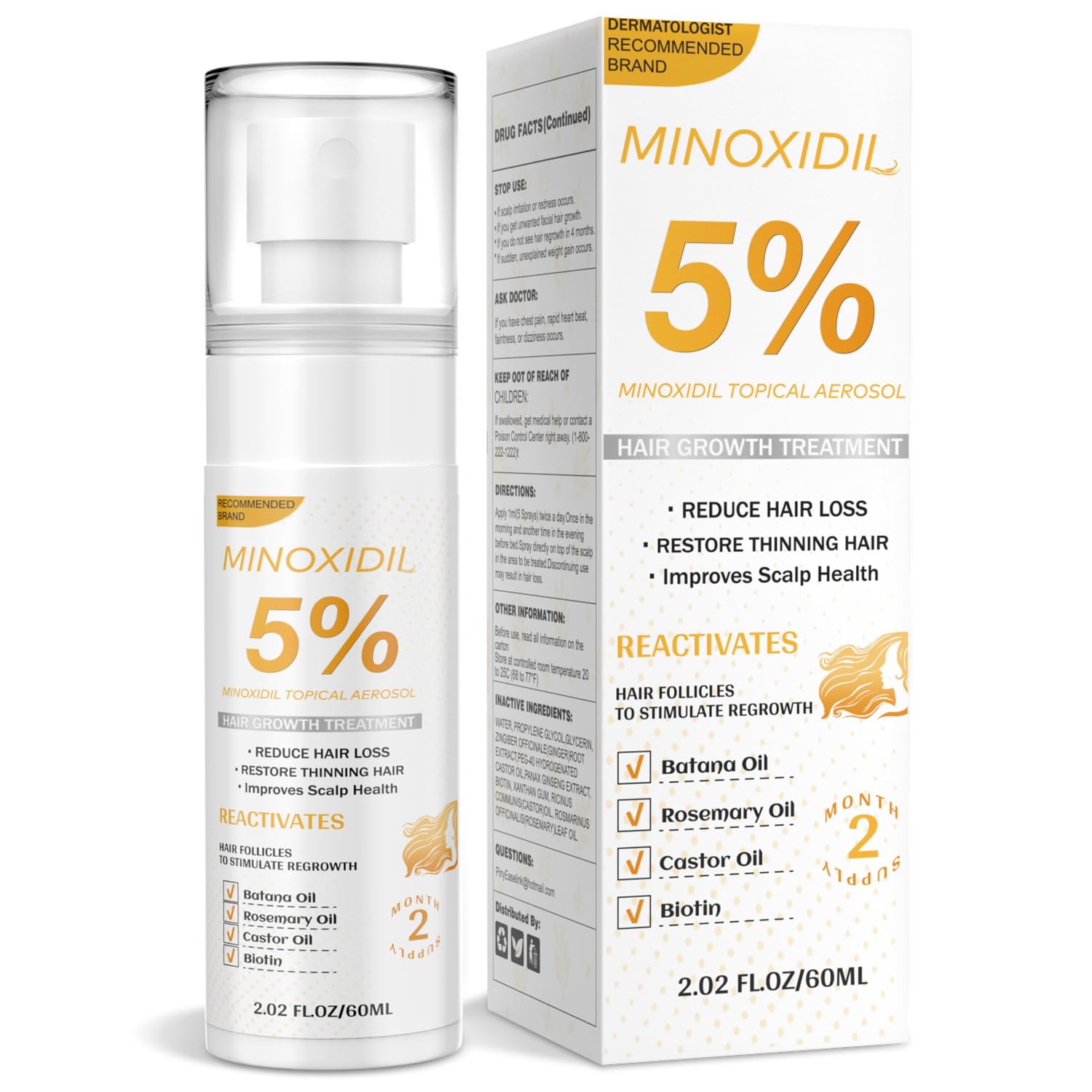 ZYXN Minoxidil: botella en mesa lista para uso diario